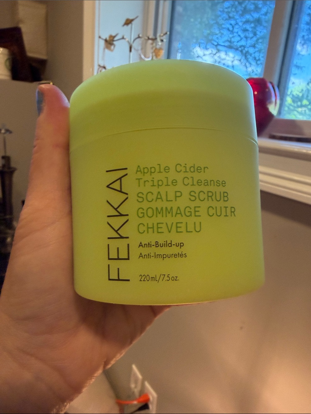 FEKKAI ~Apple Cider Triple Cleanse Scalp Scrub - Anti-Build-Up 7.5 oz - Picture 1 of 5